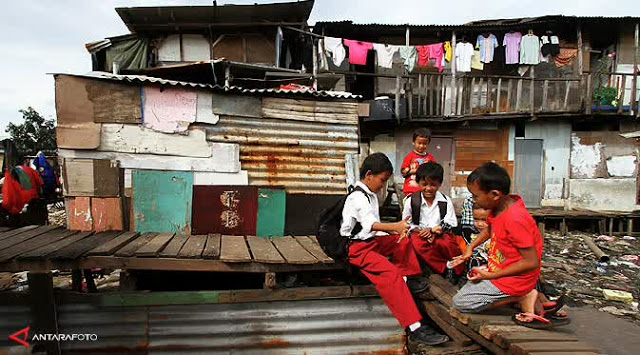Potret kemiskinan. Foto: Antara.